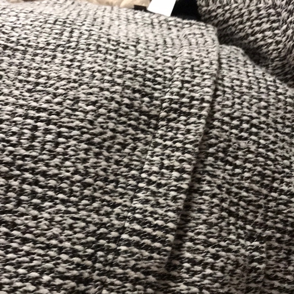 Black and white loft jacket